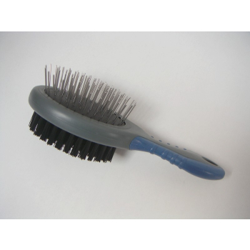 Szczotka dwustronna dla psa - średnia