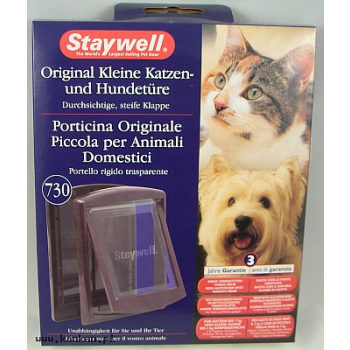 730 - drzwiczki dla kota i psa - brązowe