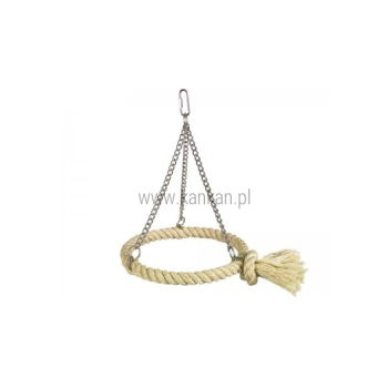 Huśtawka - sizalowa obręcz - 24 cm x fi 18 cm