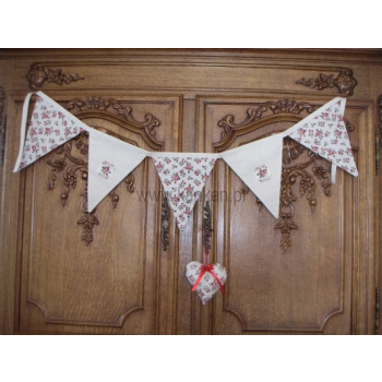 Girlanda z 5 trójkątów