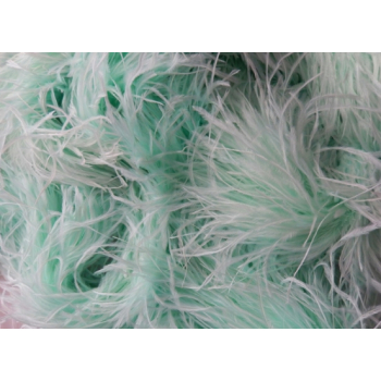 0028 - Strusie piora - zielono-turkusowy - odcinek  0 25 m