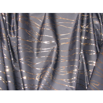 Lycra z folią metalizowaną - złotą