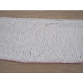 Frędzle białe  -  30 cm