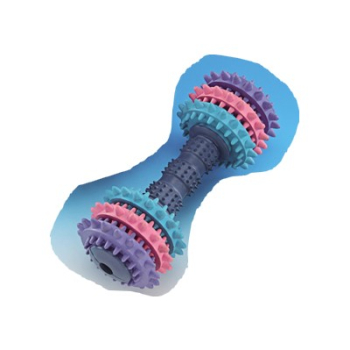 Hantle kolorowe z pełnej gumy