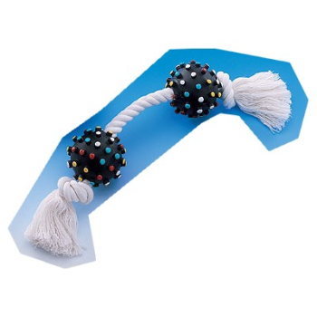 Piłki z kolcami na sznurku