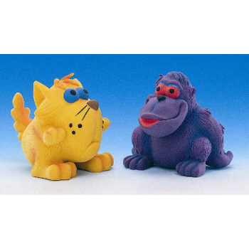 Żółty kot z piszczałką