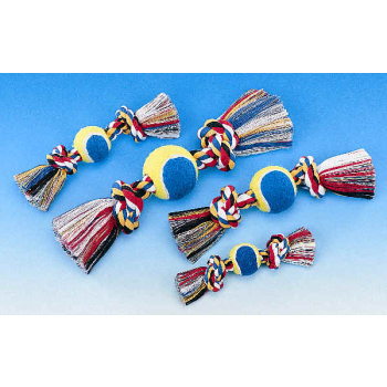 Kolorowy sznur z piłeczką tenisową - super