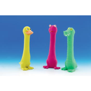 Lizak - różowa żaba - z wypełnieniem i piszczałką