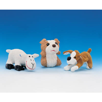 Owca  miś lub piesek - z piszczałkami