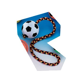 Piłka z linką z miękkiej gumy