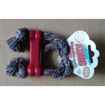 KONG Goodie Bone with Rope - XS