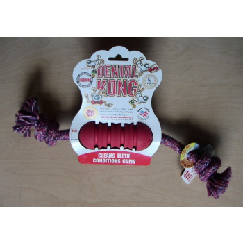 Dental KONG Cone with Rope - M