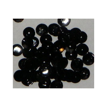 Cekiny "kapsle" - 8mm - czarne - 1.000 sztuk  !!!