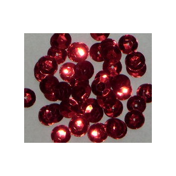 Cekiny "kapsle" - 8mm - czerwone - 1.000 sztuk  !!!