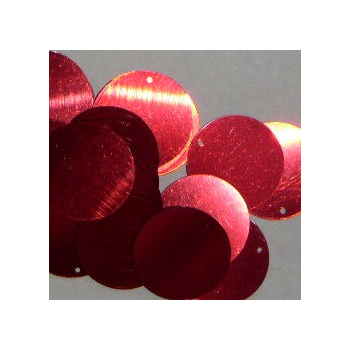 Cekiny - 20mm - czerwone - 100 sztuk